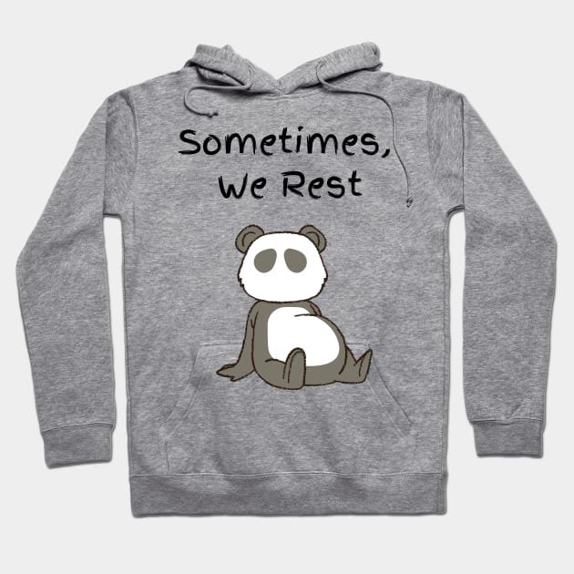 Resting Panda Hoodie by In Asian Spaces